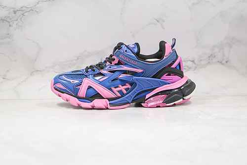 F30 | Support Balenciaga 4th Generation 4.0 Blue Pink Balenciaga Track 4.0 Balenciaga 4th Generation