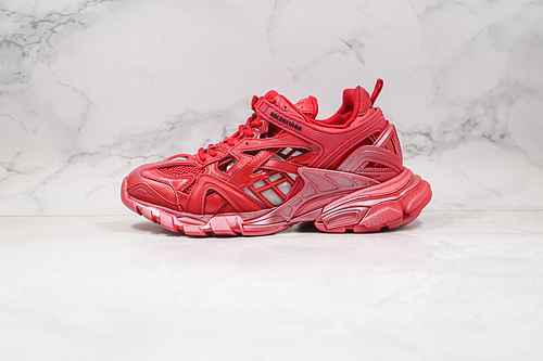 G00 | Support the second store launch of Balenciaga 4th generation 4.0 burgundy Balenciaga Track 4.0