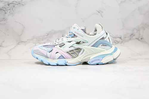 G00 Sostieni il secondo negozio di Balenciaga 4a Generazione Candy Bianco Rosa Teal Balenciaga Track