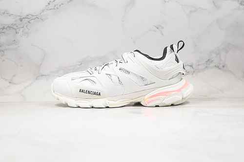 F30 | Support to store pure white light Balenciaga Sneaker Tess s.Gomma MAILLE WHITE/ORANGE/C16 S-