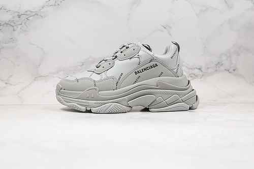 D20 Supporto negozio Balenciaga logo lettera pop-up schermo grigio Balenciaga Triple S schermo pop-u