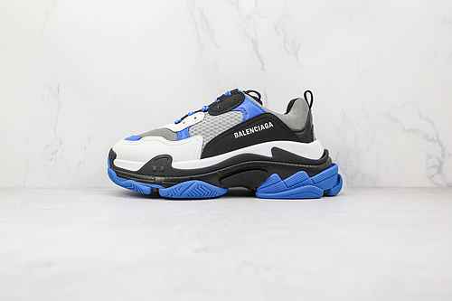 D30 Negozio di supporto versione i8 di Balenciaga Generation 10 bianco nero blu Balenciaga Triple S 