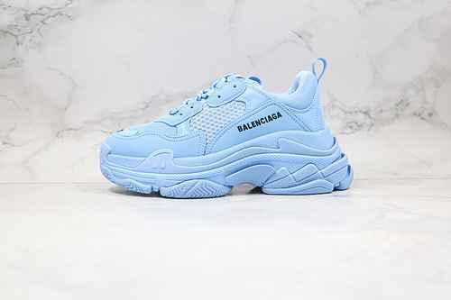 D20 | Support to store the Balenciaga logo letter sky blue Balenciaga Triple S Italian pure original