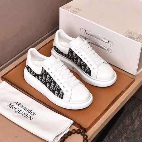 1260McQueen Coppia Moda Scarpette Bianche 3544