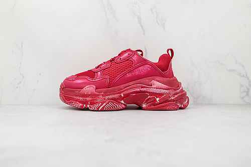 D30 | Support store i8 version, Balenciaga Generation 1.0, worn out, rubbed red, Balenciaga Triple S
