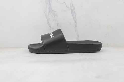 B10 | Support to store Balenciaga Logo slippers Black summer fashion trend popular fashion week stre
