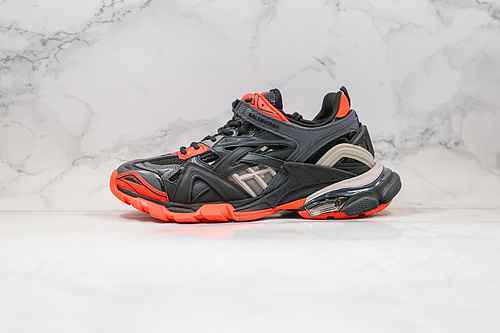 G00 | Support the second store launch of Balenciaga Track 4.0 in black and red for the fourth genera
