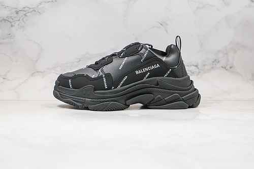 E00 | Support to store the original Balenciaga logo letter pop-up screen black Balenciaga Triple S p