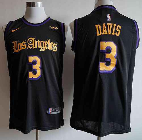 Lakers 3 Davis Nero latino