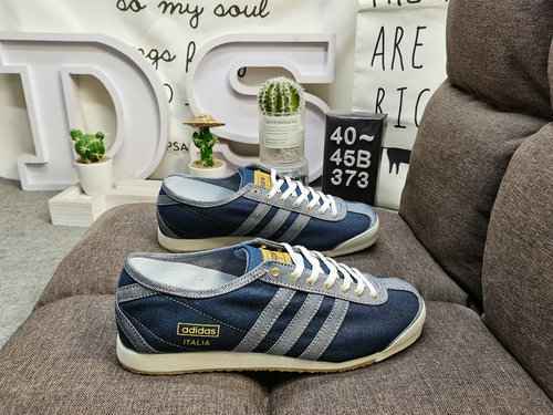 Origini Adidas di mezza taglia 373D di qualità aziendale Denim ltalia Spzl scarpe sportive e casual 