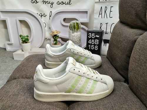 158D Adidas Originals SUPERSTAR W Shell Head Classico versatile sportivo casual Piccole scarpe da ta