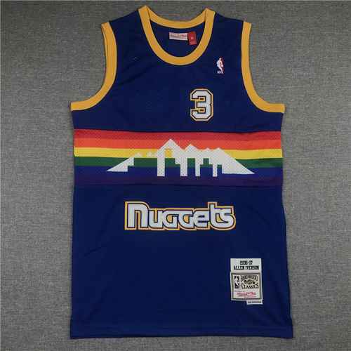 Nugget 3 Iverson Logo vintage Edizione arcobaleno Snow Mountain Blu