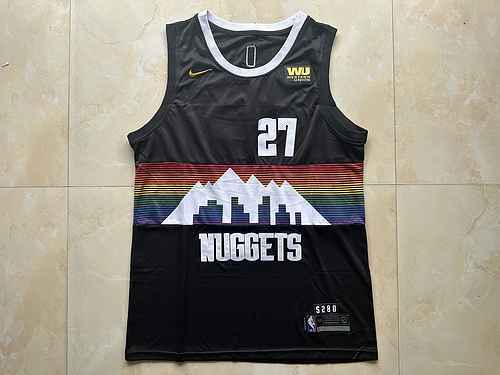 Nugget 27 Jamal Murray City Edition Snow Mountain Nero