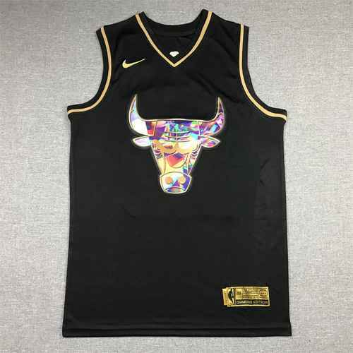 Bull 23 Jordan Diamond Black Gold Edition