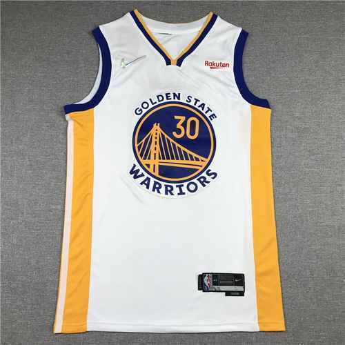 22 Season Warriors 30 Curry White 75° anniversario con logo a diamante