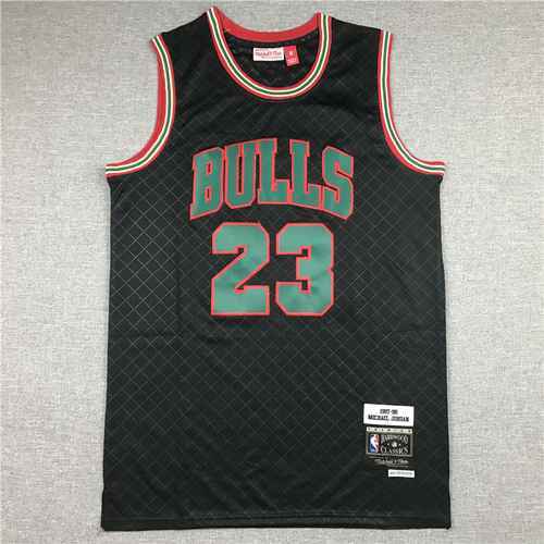 Bull 23 Jordan MN Vintage scozzese nero