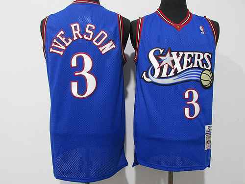 76ers n. 3 Everson retrò blu