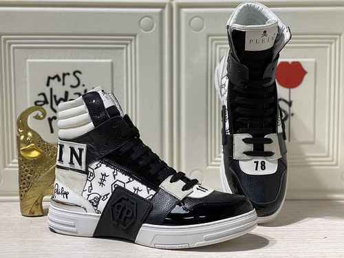 1159330PHILIPHILIPP PLEIN The new style is a fashionable high-top men's shoe 38-44