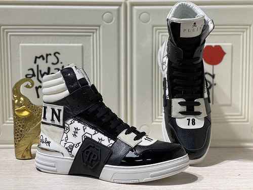 1159330PHILIPHILIPP PLEIN Il nuovo stile è una scarpa da uomo alta e alla moda 3844