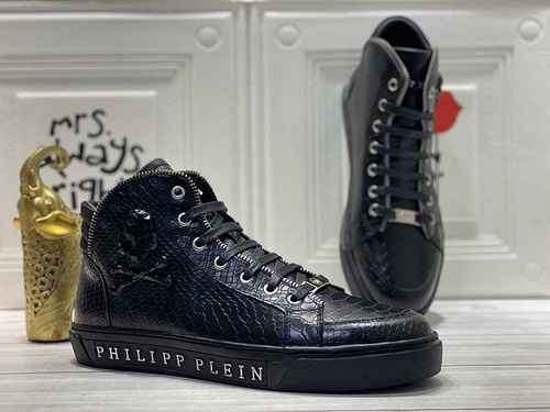 1159250PHILIPHILIPP PLEIN New Fashion High Top Men's Shoes 38-44