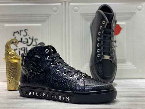 1159250PHILIPHILIPP PLEIN Scarpe alte da uomo nuove alla moda 3844