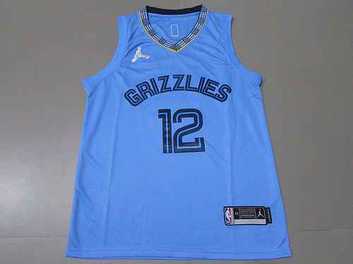 22 Stagione Jordan Diamond Grizzlies 12 Morant Azzurro