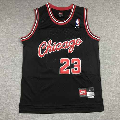 Top per body per bambini Bull 23 Jordan nero Chicago