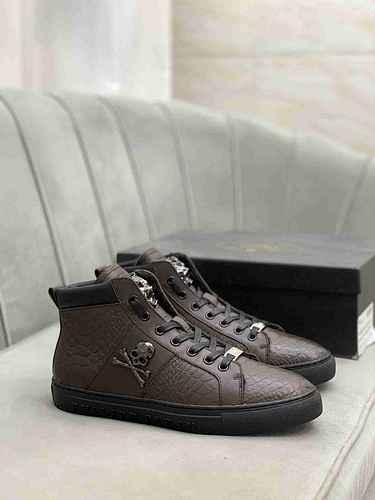 1612250PHILIPHILIPP PLEIN Fashion High Top Men's Boots 38-44