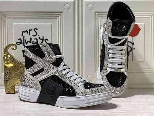 1159330PHILIPHILIPP PLEIN Scarpe alte da uomo nuove alla moda 3844