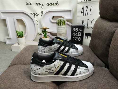 126DAdidas Clover Originals Superstar Shell Head Classico Versatile Sport Casual Adidas Clover Origi