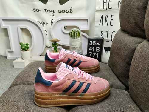 771DAdidas Originals Gazelle Bold W Clover Tre strati Suola spessa Low Top Retro Versatile Casual Sp