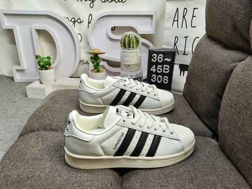 308DAdidas Three Leaf Grass Originals Superstar Shell Head Scarpe da tavola sportive casual versatil