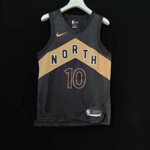 AU Player Raptors 10 Drozan 7 Lorry 33 Gasol City Ricamo nero personalizzabile