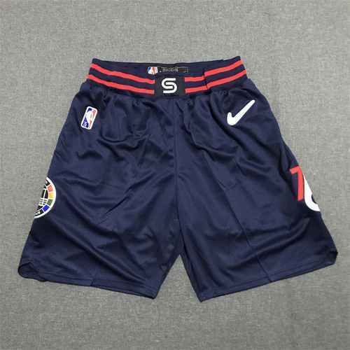 Pantaloni da calcio da città della stagione 2122 blu navy dei 76ers