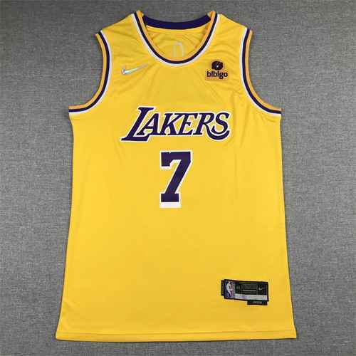 Logo con diamante per il 75° anniversario del girocollo giallo vintage della 22a stagione dei Lakers