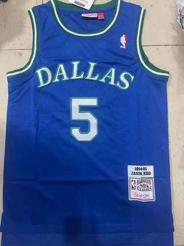 Mavericks 5 Jason Kidd Blu vintage