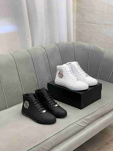 1612250PHILIPHILIPP PLEIN Scarpe casual da uomo alte e alla moda 3844