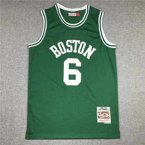 Celtic n. 6 Il Signore degli Anelli Bill Russell Vintage Sign Green