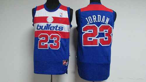 Wizards 23 Jordan Proiettile Blu