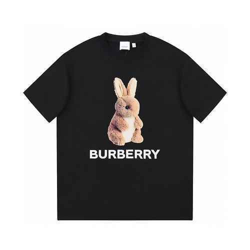 Tshirt Burberry a maniche corte con scoiattolo e stampa cartoon