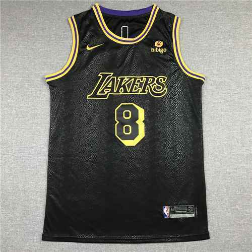 Lakers 8 Kobe Black Snake Nuovo sponsor Bibigo