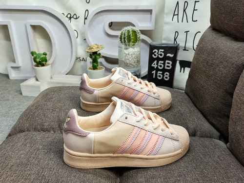 158DAdidas Clover Originals Superstar Shell Head Classico Versatile Scarpe da tavolo sportive casual