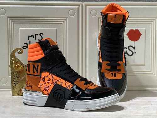 1159330PHILIPHILIPP PLEIN New Fashion High Top Men's Shoes 38-44