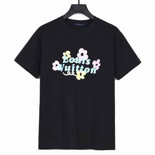 Louis VuittonTshirt a maniche corte con fiore di zucca e vite cooperativa Louis Vuitton x Yayoi Kusa