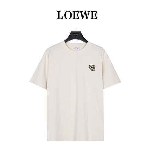 LoeweTshirt a maniche corte ricamata con logo minimalista Loewe 23ss