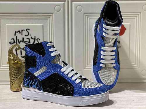 1159320PHILIPHILIPP PLEIN Scarpe alte da uomo nuove alla moda 3844