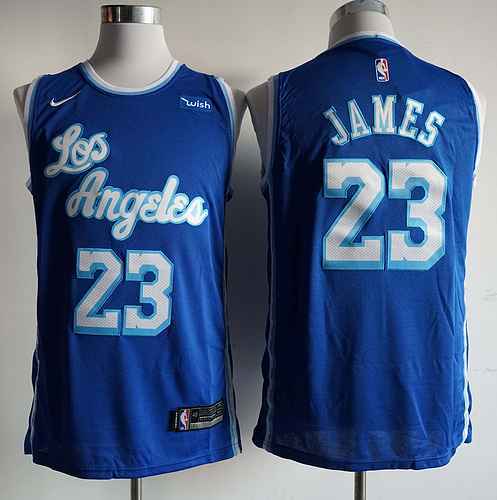 Maglia Lakers 23 James Blue 1920 Season City Edition