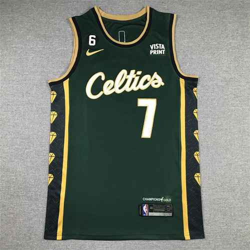 Celtics 7° Jay Brown Stagione 23 City Edition 6 Verde