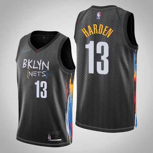 21a stagione Nets 13 Harden City Edition Nero