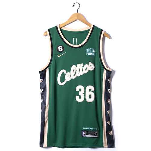 Celtics 36 Marcus Smart 23 Season City Edition Verde